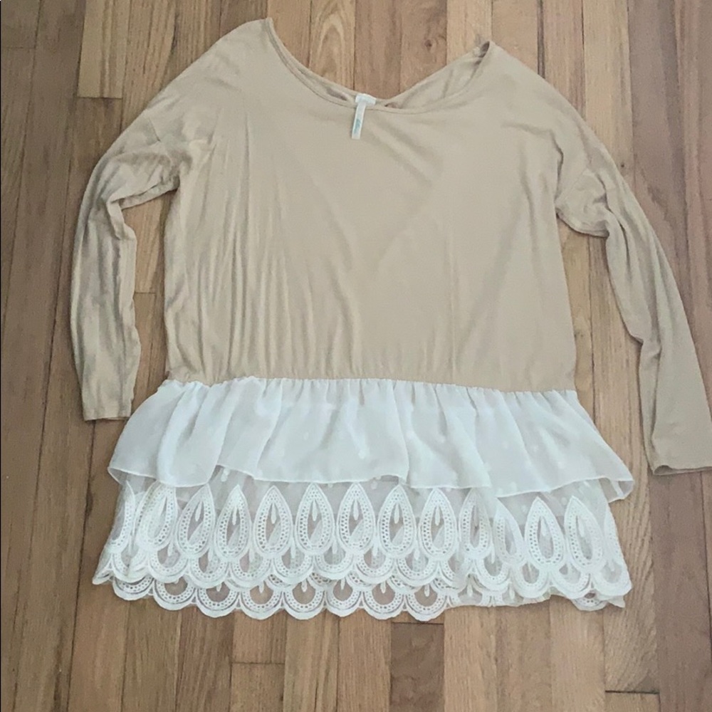 Lace Long Sleeve Top